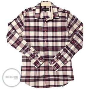 Thomas Payne London Plaid Button Up Mens Shirt